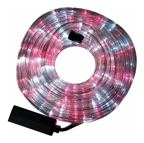 Manguera Led Blanco Y Rosa 10mts Interior Exterior Ml825