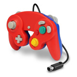 Control Joystick Gamecube Wii Rojo Azul Buena Calidad