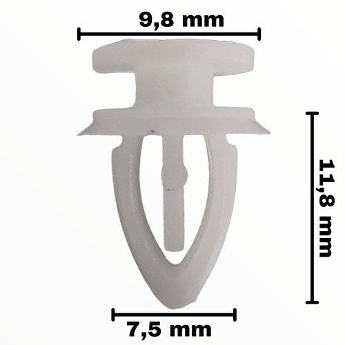 Traba Grampa Clips De Moldura Espejo Corsa Celta Astra X5 Foto 2