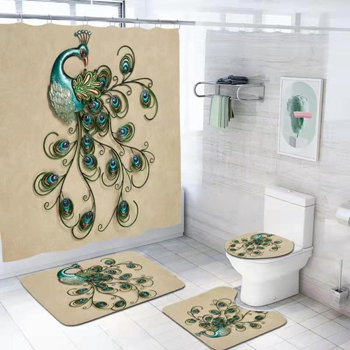 Set De Baño 4 Piezas Con Diseños