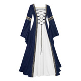 Vestido Vintage Celta Medieval Renacentista Largo Hasta