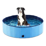 Piscina Plegable Para Perros Para Mascotas 60 X 20 Cm