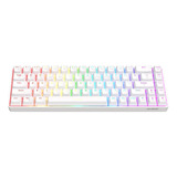 Teclado Mecánico Hotswap Rgb Inalambrico Brown - Ajazz K685t Color Del Teclado Blanco