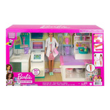 Muñeca Barbie Doctora Con Clínica Médica Gtn61 Mattel