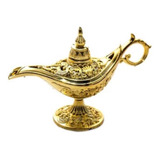 2 X Lâmpada Aladin Dourado De Plástico Decoração Festa