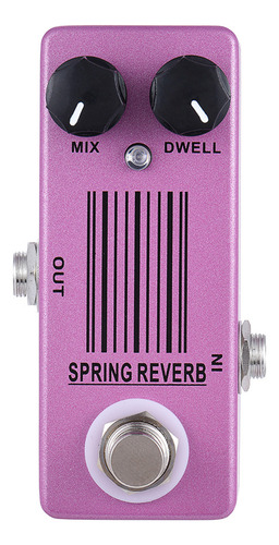 Efeito De Mini Guitarra Única Moskyaudio Mp-51 Spring Reverb