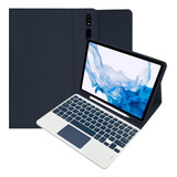 Capa Tab S8 Plus 12. 4 Case Smart Teclado Touchpad Colorido