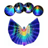 Disfraz De Baile Light Up Wings Con Luces Led De Colores Par