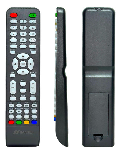 Control Sansui Smart Tv Smx3219sm Smx5019usm + Funda Y Pila