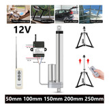 Rf Control Remoto + Actuador Lineal 12v Eléctrico Corriente