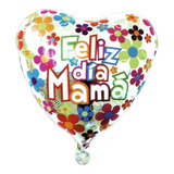 Globo Corazón Feliz Día Mamá Decoración 