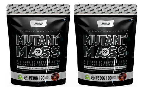 Mutant Mass 2 X 1,5k Ganador De Masa Muscular-star Nutrition