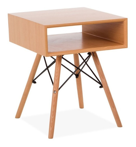 Mesa De Luz Eames Dsw Auxiliar Escandinava Nórdica S/cajón