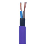 Cable Subterraneo 2 X 4 Mm 50 Metros Violeta 2x4 Exterior