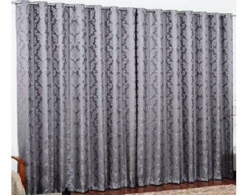 Cortina Jacquard Semi Blackout 5,00x2,50 P/ Trilho Comum