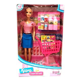 Muñeca Kiara Supermercado Con Accesorios Poppi Doll B530