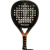 Paleta De Padel Black Crown Piton Attack 16k Palermo Tenis