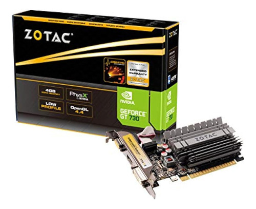 Tarjeta Gráfica Zotac Geforce Gt 730 Zone Edition 4gb Ddr3 P