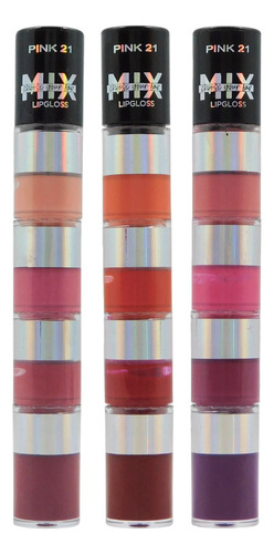 Labial Liquido Lipgloss Mix 4 En 1 Pink 21 Choose Your Fav