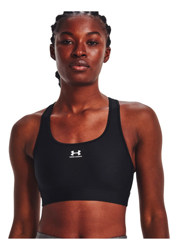 Peto Under Armour Under Heat Gear Mid Mujer Negro