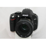  Nikon D5100 Dslr Com Lente 50 Mm F/1.8g