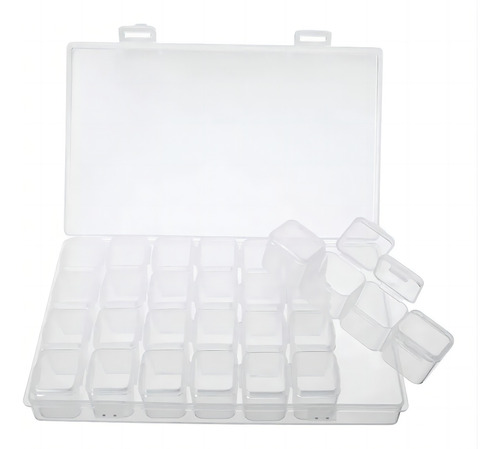 Organizador Plastico Cajas Para Diamantes Uñas Cuentas 28