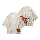 Kimono Haori Japonés Magikarp Pokemon Ash Anime Pikachu