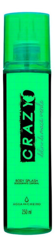 Body Splash Crazy Maçã Verde Água De Cheiro 250ml