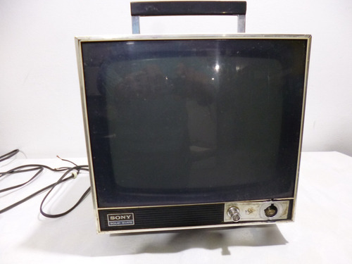 Televisor Sony Antiguo 10  Vintage Retro Blanco Y Negro 