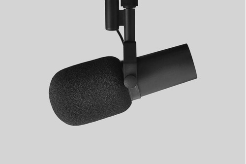 Microfone Dinâmico Vocal Para Estúdio Shure Sm7b Cor Preto