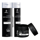 Kit Capilar Matizador Cabelo Preto Mais Black Any Liss