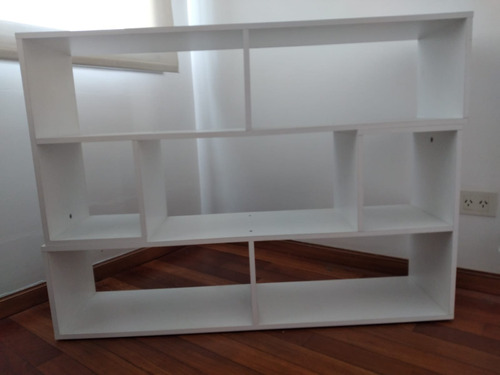 Mueble Biblioteca Organizado Cubos  Alto 59 Cm Largo 120 Cm