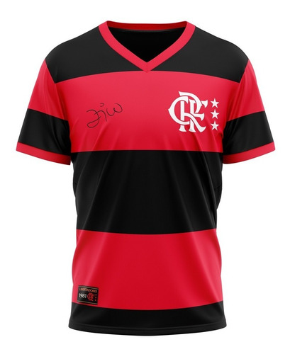 Camisa Retrô Flamengo Zico Libertadores 1981 Oficial