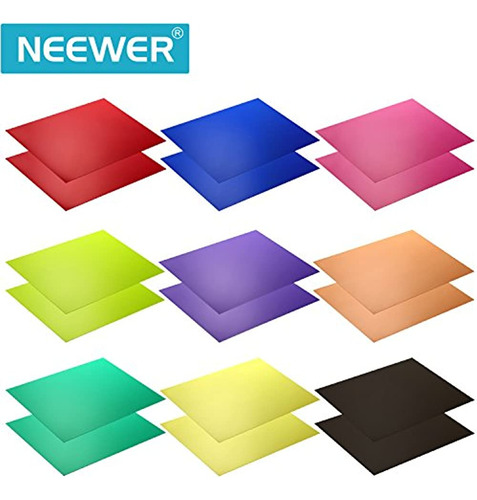 Neewer Correction Gel Filtro De Luz Transparente Color 12x85
