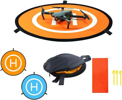 Landing Pad Helipuerto, Pista De Aterrizaje 75 Cm Para Drone