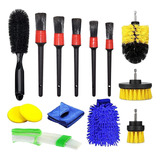 Kit De Conjunto De Pincéis De Detalhamento Brush Car Detaili