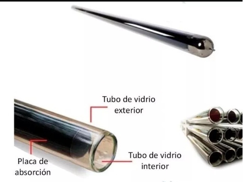 Tubo De Vidrio Para Termotanque Solar!! Precio Por Unidad 