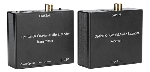 Adaptador De Audio Digital De Fibra Óptica Y Coaxial