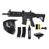 Tmc Paquete Tippmann Black Tanque Co2 Careta Magfed Xtreme P