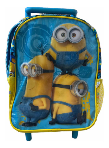 Mochila Carrito Minions Para Jardin Usada 30 Cm Alto