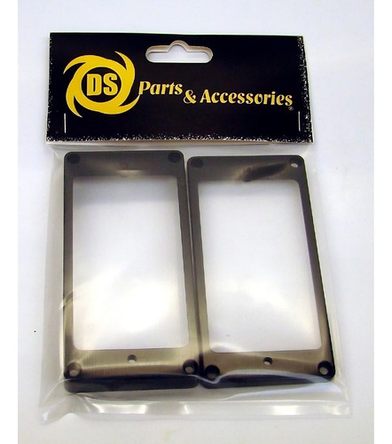 Set Marcos Plásticos Para Humbucker Ds Parts Ds-a1 Negros 