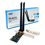 Placa Wifi Dual Band 2.4 / 5ghz 1200mbps Pci Express Para Pc