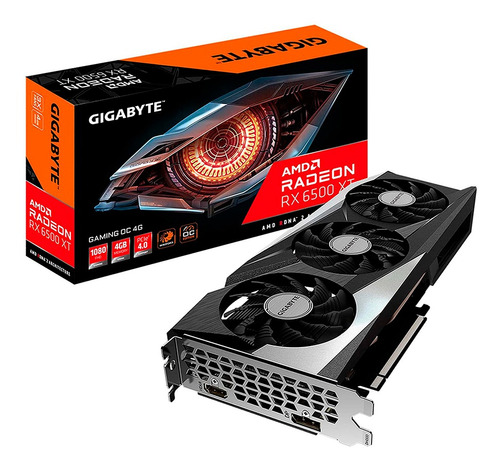 Tarjeta De Video Amd Gigabyt Series Rx 6500 Xt Oc-4gb Pcie 4