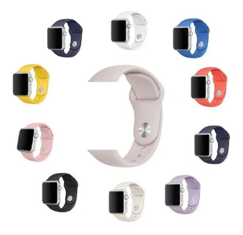 Pulseira Sport Para Apple Watch Iwo 38mm 40mm 42mm 44mm