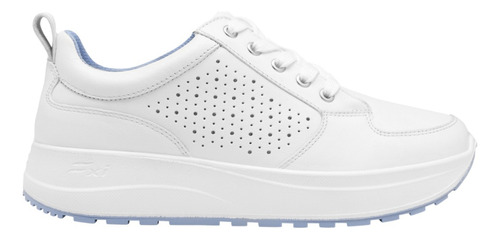 Tenis Sneaker Casual Mujer Piel Blanco Flexi 117205 Gnv®