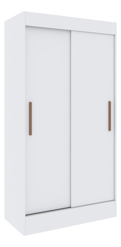 Guarda-roupa 2 Portas E 2 Gavetas Milano Multimóveis Vcr4143 Cor Branco