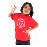 Polera Infantil Spitfire Ride The Fire Rojo