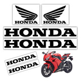 Kit Pack Stickers Calcomanías Alas Hrc Honda Moto Auto Vinil