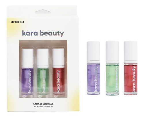 Set 3 Lip Oil Brillo Aceite Labial Essentials Kara Beauty®