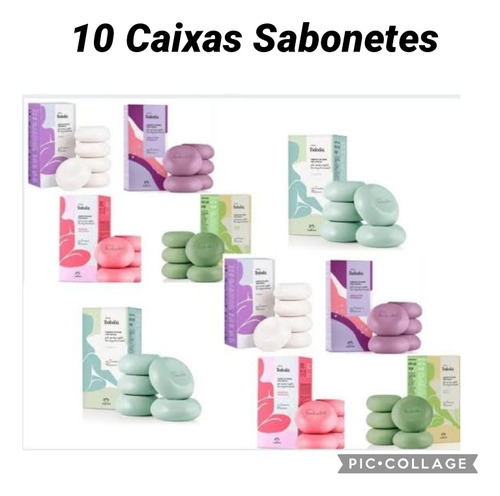 Natura Kit Sabonetes Tododia Com 10 Caixas/frete Gratis